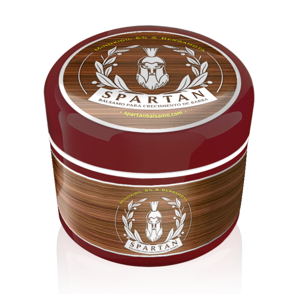 1 PIEZA SPARTAN BÁLSAMO - Crecimiento De Barba Con Minoxidil, Bergamota y Biotina + ENVÍO GRATIS