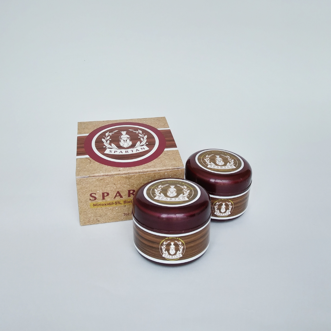 DUO SPARTAN BÁLSAMO - Crecimiento De Barba Con Minoxidil, Bergamota & Biotina + ENVÍO GRATIS
