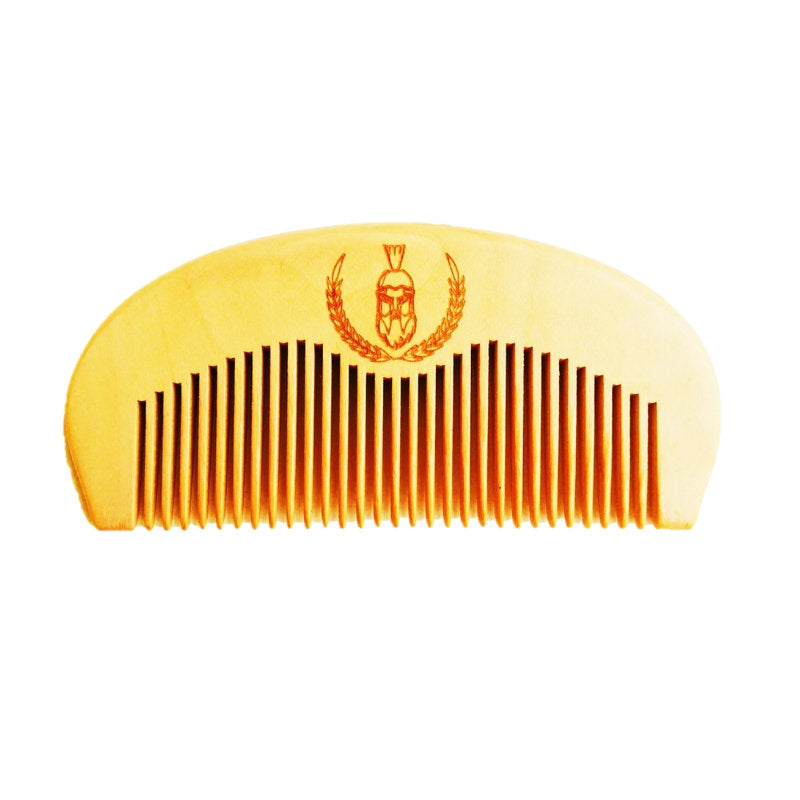 Peine De Bolsillo Para Barba y Cabello Spartan - Madera Artesanal